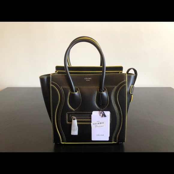 celine luggage black